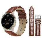 18mm For Garmin Venu 2S / vivoactive 4s/3s / Dark Brown