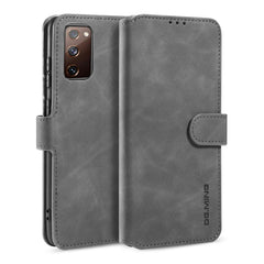 DG.MING Retro Oil Side Horizontal Flip Case with Holder & Card Slots & Wallet, For Samsung Galaxy M31s, For Samsung Galaxy S20 FE, For OPPO A32 (2020) / A53 (2020)