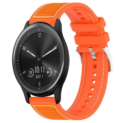 xDfind Hybrid Nylon Braid Silicone Watch Band, 22mm For Garmin Forerunner 570 47mm/935/945, 20mm For Garmin Forerunner 570 42mm/245/645, 20mm For Garmin?Vivomove?Sport/Vivoactive5/3, 22mm For Garmin Venu 3 / Vivoactive 4