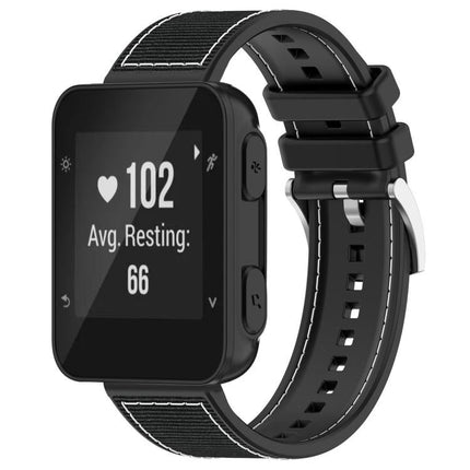 xDfind Hybrid Nylon Braid Silicone Watch Band, For Garmin Fenix 8/7X/6X/5X 26mm, For Garmin Fenix 8/7/6/5 22mm, For Garmin Forerunner 220/235/735/735XT 20mm, For Garmin Forerunner 35/30/35J 20mm