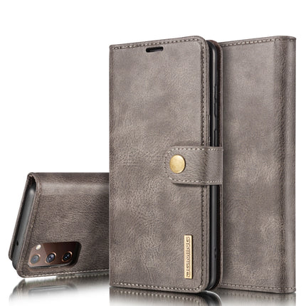 DG.MING Crazy Horse Texture Flip Detachable Magnetic Leather Case with Holder & Card Slots & Wallet, For Samsung Galaxy S20 FE