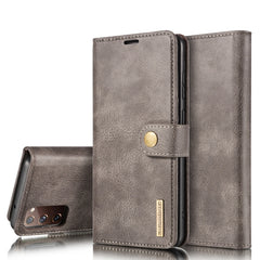 DG.MING Crazy Horse Texture Flip Detachable Magnetic Leather Case with Holder & Card Slots & Wallet, For Samsung Galaxy S20 FE, For Samsung Galaxy M31s
