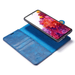 DG.MING Crazy Horse Texture Flip Detachable Magnetic Leather Case with Holder & Card Slots & Wallet, For Samsung Galaxy S20 FE, For Samsung Galaxy M31s