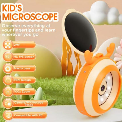 HM020F 2.0 inch IPS Screen Children Digital Electron Microscope, HM020F
