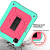 Shockproof PC + Silicone Combination Case with Holder & Hand Strap & Shoulder Strap, For iPad Air 11 2024 / Air 2022 / 2020 10.9 / Air 2022, For Samsung Galaxy Tab A 10.1 (2019) T510/T515