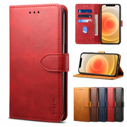 GUSSIM Business Style Horizontal Flip Leather Case with Holder & Card Slots & Wallet, For iPhone 12 mini, For iPhone 12 / 12 Pro, For iPhone 12 Pro Max, For Samsung Galaxy A21s