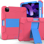 For iPad Air 2022 / 2020 10.9 / Rose Red + Blue
