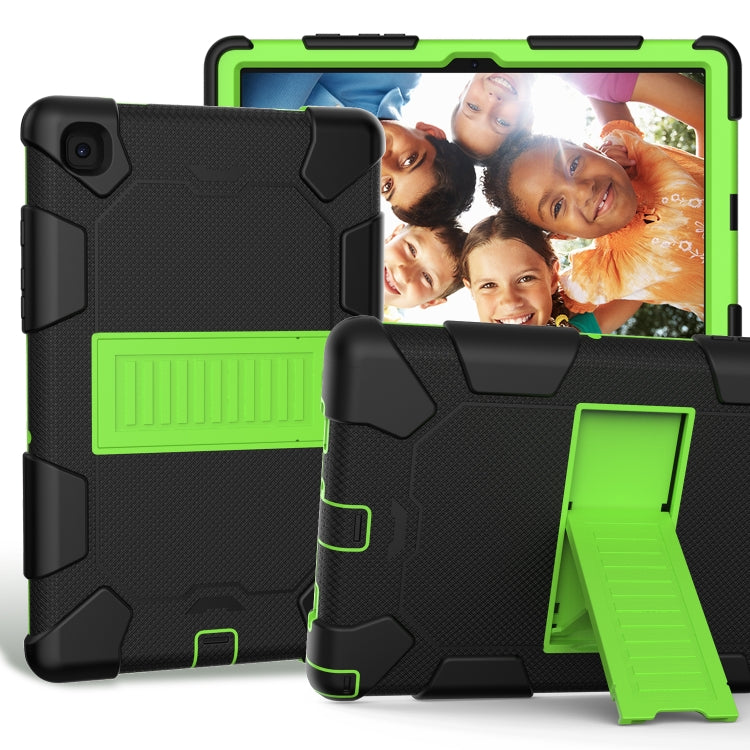 Shockproof Two-Color Silicone Protective Case with Holder, For iPad Air 2022 / 2020 10.9, For Samsung Galaxy Tab A7 (2020) T500/T505