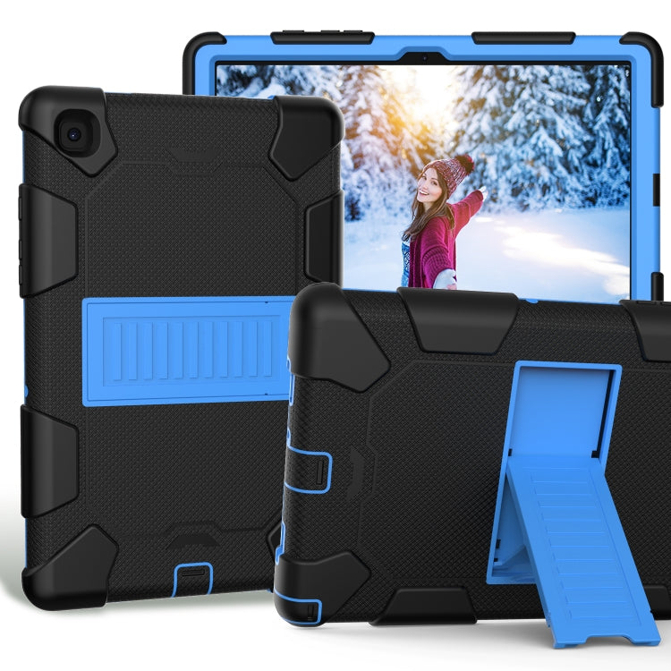 Shockproof Two-Color Silicone Protective Case with Holder, For iPad Air 2022 / 2020 10.9, For Samsung Galaxy Tab A7 (2020) T500/T505