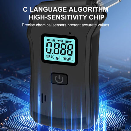 Home Digital Display Blow-type Alcohol Tester Alcohol Detector, 1101