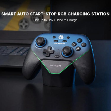 GameSir Super Nova T4 Nova Pro Tri-Mode Wireless Game Controller for PC / Steam / Switch / iOS / Android, T4 Nova Pro Blue, T4 Nova Pro Pink