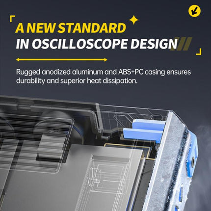 FNIRSI DPOS350P 4 in 1 7 inch IPS HD Touch Screen 350M Tablet Oscilloscope, DPOS350P(US Plug), DPOS350P(EU Plug)