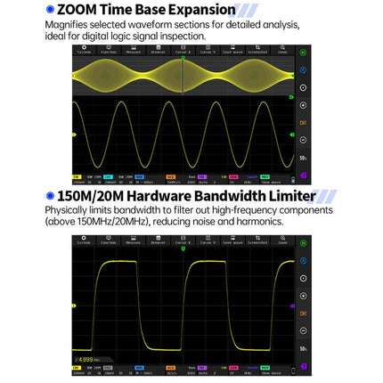 FNIRSI DPOS350P 4 in 1 7 inch IPS HD Touch Screen 350M Tablet Oscilloscope, DPOS350P(US Plug), DPOS350P(EU Plug)