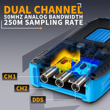 FNIRSI 2C53T Dual Channel 50M Digital Multimeter, Standard Version, High-end Version
