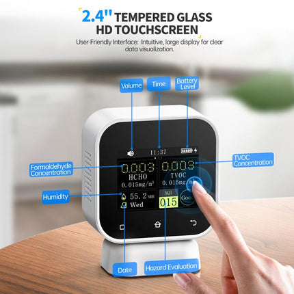 FNIRSI SFD?02 4 in 1 Indoor Air Quality Monitor