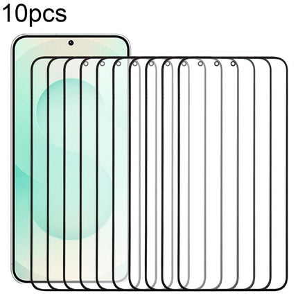 10pcs Front Screen Outer Glass Lens with OCA Optically Clear Adhesive, For Samsung Galaxy S25 SM-S931B, For Samsung Galaxy S25+ SM-S936B, For Samsung Galaxy M55s SM-M558B, For Samsung Galaxy F05 SM-E055F, For Samsung Galaxy F14 4G SM-E145F             ...