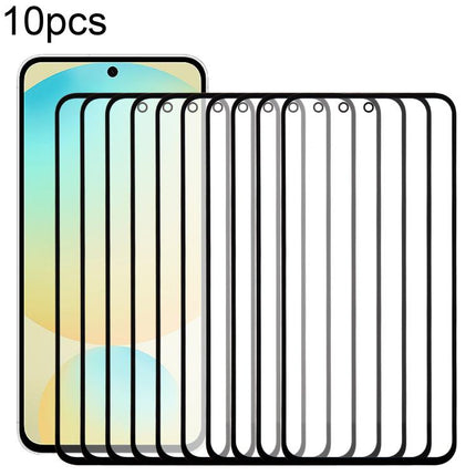 10pcs Front Screen Outer Glass Lens with OCA Optically Clear Adhesive, For Samsung Galaxy S25 SM-S931B, For Samsung Galaxy S25+ SM-S936B, For Samsung Galaxy M55s SM-M558B, For Samsung Galaxy F05 SM-E055F, For Samsung Galaxy F14 4G SM-E145F             ...