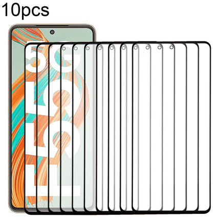 10pcs Front Screen Outer Glass Lens with OCA Optically Clear Adhesive, For Samsung Galaxy S25 SM-S931B, For Samsung Galaxy S25+ SM-S936B, For Samsung Galaxy M55s SM-M558B, For Samsung Galaxy F05 SM-E055F, For Samsung Galaxy F14 4G SM-E145F             ...