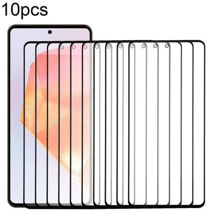 10pcs Front Screen Outer Glass Lens with OCA Optically Clear Adhesive, For Samsung Galaxy S25 SM-S931B, For Samsung Galaxy S25+ SM-S936B, For Samsung Galaxy M55s SM-M558B, For Samsung Galaxy F05 SM-E055F, For Samsung Galaxy F14 4G SM-E145F             ...