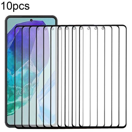 10pcs Front Screen Outer Glass Lens with OCA Optically Clear Adhesive, For Samsung Galaxy S25 SM-S931B, For Samsung Galaxy S25+ SM-S936B, For Samsung Galaxy M55s SM-M558B, For Samsung Galaxy F05 SM-E055F, For Samsung Galaxy F14 4G SM-E145F             ...