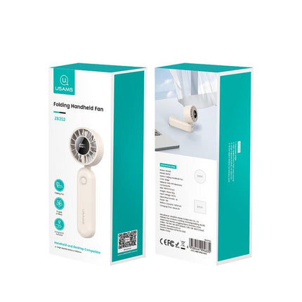 USAMS ZB352 Digital Display Folding Handheld Mini Fan