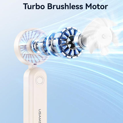 USAMS ZB352 Digital Display Folding Handheld Mini Fan