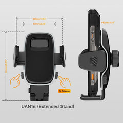 Ulefone UAN16 Armor Mount Car Phone Holder, Enhanced Model