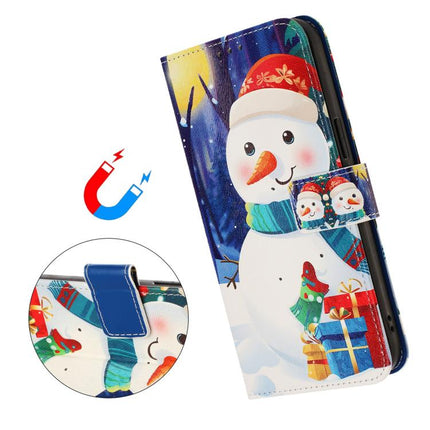 Christmas Series Buckle Leather Phone Case with Hand Strap, For iPhone 11 Pro Max, For iPhone 11, For iPhone 11 Pro, For iPhone XS / X