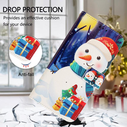 Christmas Series Buckle Leather Phone Case with Hand Strap, For iPhone 17 Pro Max, For iPhone 17 Pro, For iPhone 17, For iPhone Air