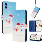 For iPhone XS / X / Snowflake Snowman