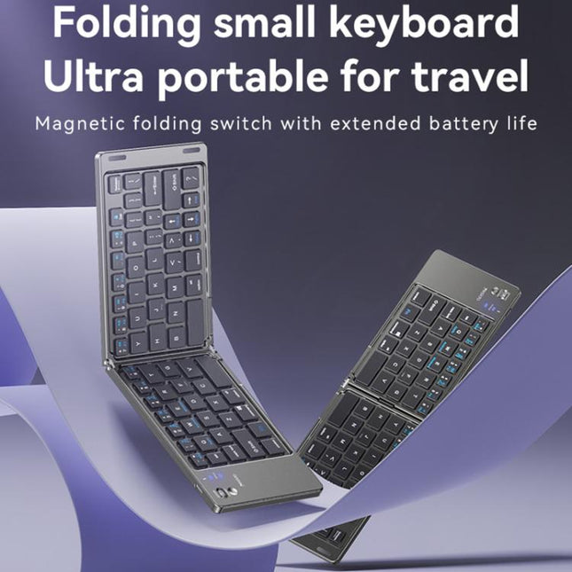 Yesido KB27 Ultra Slim Mini Two-Fold Portable Bluetooth Keyboard