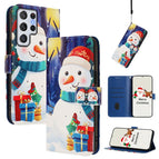 For Samsung Galaxy S22 Ultra 5G / Gift Box Snowman