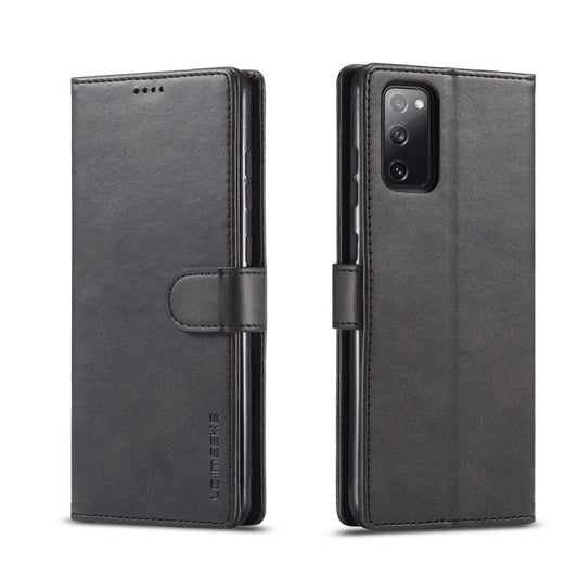 LC.IMEEKE Calf Texture Horizontal Flip Leather Case, with Holder & Card Slots & Wallet & Photo Frame, For Samsung Galaxy S20 FE 5G / S20 Lite