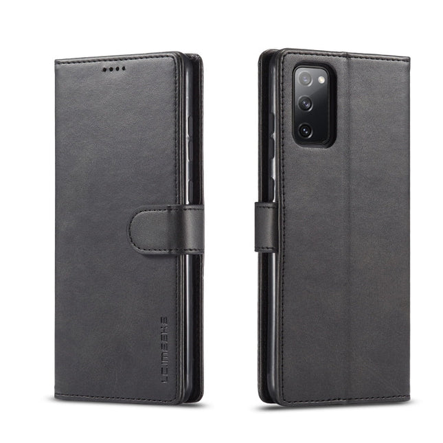 LC.IMEEKE Calf Texture Horizontal Flip Leather Case, with Holder & Card Slots & Wallet & Photo Frame, For Samsung Galaxy S20 FE 5G / S20 Lite