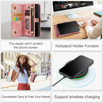 CaseMe-008 Detachable Multifunctional Horizontal Flip Leather Case with Card Slot & Holder & Zipper Wallet & Photo Frame, For iPhone 12 / 12 Pro, For iPhone 12 Pro Max, For iPhone 12 mini
