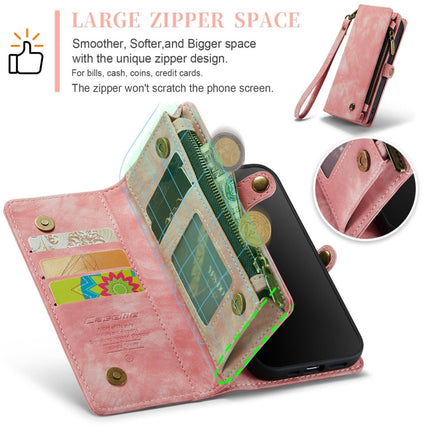 CaseMe-008 Detachable Multifunctional Horizontal Flip Leather Case with Card Slot & Holder & Zipper Wallet & Photo Frame, For iPhone 12 / 12 Pro, For iPhone 12 Pro Max, For iPhone 12 mini