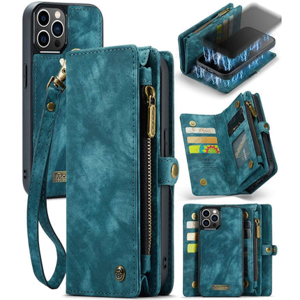 CaseMe-008 Detachable Multifunctional Horizontal Flip Leather Case with Card Slot & Holder & Zipper Wallet & Photo Frame, For iPhone 12 / 12 Pro, For iPhone 12 Pro Max, For iPhone 12 mini