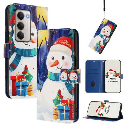 Christmas Series Buckle Leather Phone Case with Hand Strap, For Redmi 15 5G / 4G EU 171mm, For Redmi 15C 5G / 4G Global 171mm / Poco C85 4G, For Redmi 15 5G Global / 15 4G SEA 169.5mm, For Redmi 13x / 13 4G / 5G / Xiaomi Poco M6 4G