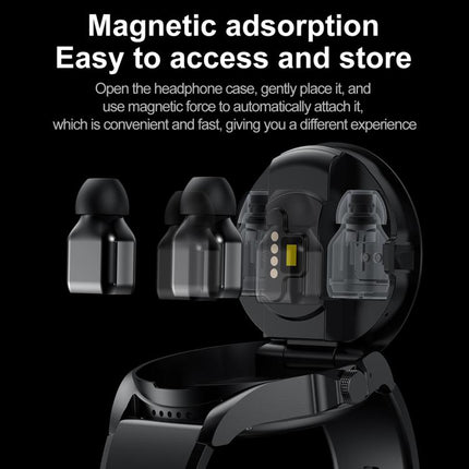 F36 1.46 inch TFT Color Screen 2 in 1 Bluetooth Earphone Smart Watch, Support Bluetooth Call / NFC