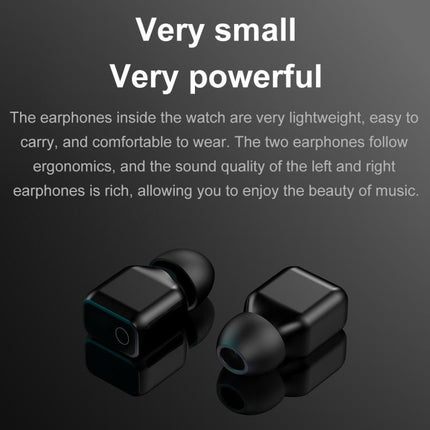 F36 1.46 inch TFT Color Screen 2 in 1 Bluetooth Earphone Smart Watch, Support Bluetooth Call / NFC