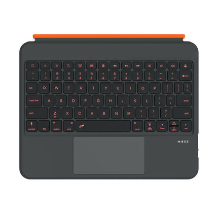 Colorful Backlight Bluetooth Keyboard Leather Tablet Case with Rotating Holder, For iPad Air 11 2025 / iPad 2025 / 2022
