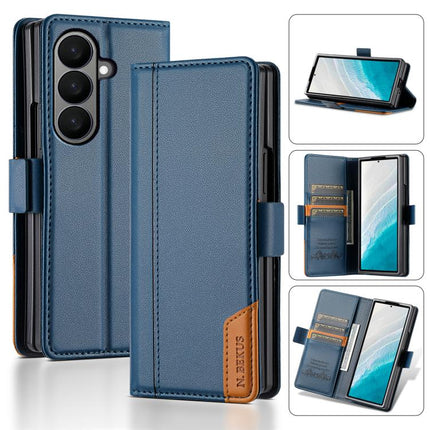 N.BEKUS P3 RFID Stitching Magnetic Flip Leather Phone Case, For Samsung Galaxy Z Flip6 / Flip7 FE, For Samsung Galaxy Z Fold7 5G, For Samsung Galaxy Z Flip7 5G, For Samsung Galaxy Z Fold6