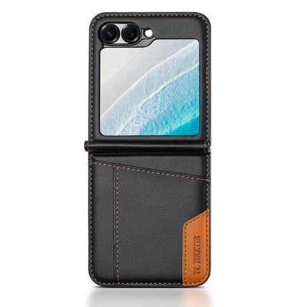 N.BEKUS P3 RFID Stitching Magnetic Flip Leather Phone Case, For Samsung Galaxy Z Flip6 / Flip7 FE, For Samsung Galaxy Z Fold7 5G, For Samsung Galaxy Z Flip7 5G, For Samsung Galaxy Z Fold6