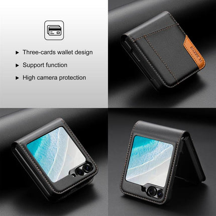 N.BEKUS P3 RFID Stitching Magnetic Flip Leather Phone Case, For Samsung Galaxy Z Flip6 / Flip7 FE, For Samsung Galaxy Z Fold7 5G, For Samsung Galaxy Z Flip7 5G, For Samsung Galaxy Z Fold6