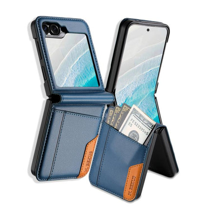 N.BEKUS P3 RFID Stitching Magnetic Flip Leather Phone Case, For Samsung Galaxy Z Flip6 / Flip7 FE, For Samsung Galaxy Z Fold7 5G, For Samsung Galaxy Z Flip7 5G, For Samsung Galaxy Z Fold6