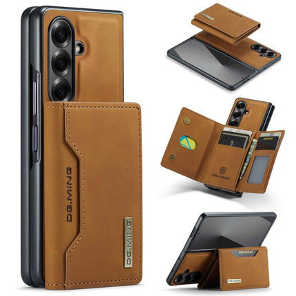 DG.MING M2 Series 3-Fold Multi Card Bag hybrid Magnetic Phone Case with Long Lanyard, For Galaxy Z Fold8 Ultra 5G, For Galaxy Z Flip8 5G, For Galaxy Z Fold7 5G, For Samsung Galaxy Z Flip7 5G