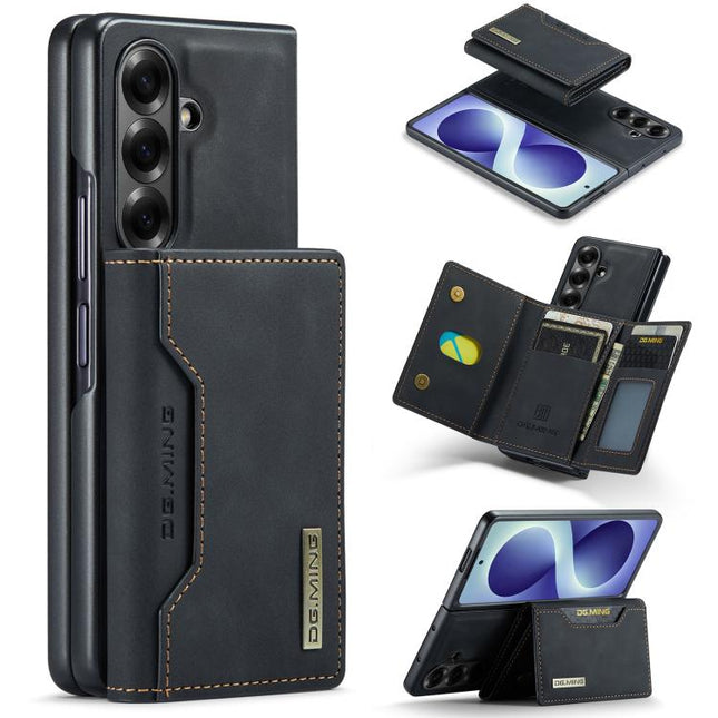 DG.MING M2 Series 3-Fold Multi Card Bag hybrid Magnetic Phone Case with Long Lanyard, For Galaxy Z Fold8 Ultra 5G, For Galaxy Z Flip8 5G, For Galaxy Z Fold7 5G, For Samsung Galaxy Z Flip7 5G