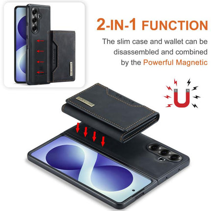 DG.MING M2 Series 3-Fold Multi Card Bag hybrid Magnetic Phone Case with Long Lanyard, For Galaxy Z Fold8 Ultra 5G, For Galaxy Z Fold7 5G, For Samsung Galaxy Z Flip7 5G