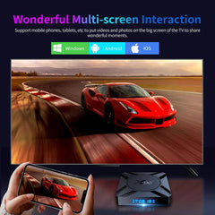 X96 M300 Android 14 Smart TV Box with Remote Control, Amlogic S905X5M Quad-Core