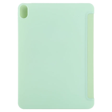 Silicone 3-Folding Full Coverage Leather Case, For iPad Air 2022 / 2020 10.9